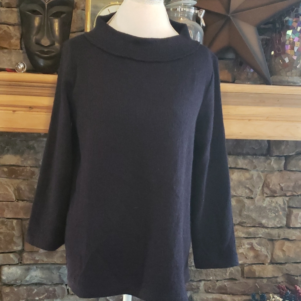NWT LOFT ROUGH COLLAR DESIGN SWEATER SZ L